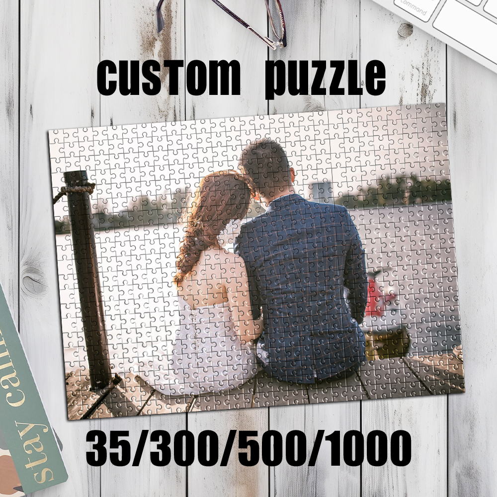 Kids No Education - Personalized Custom Photo Puzzle Customize Waterfront