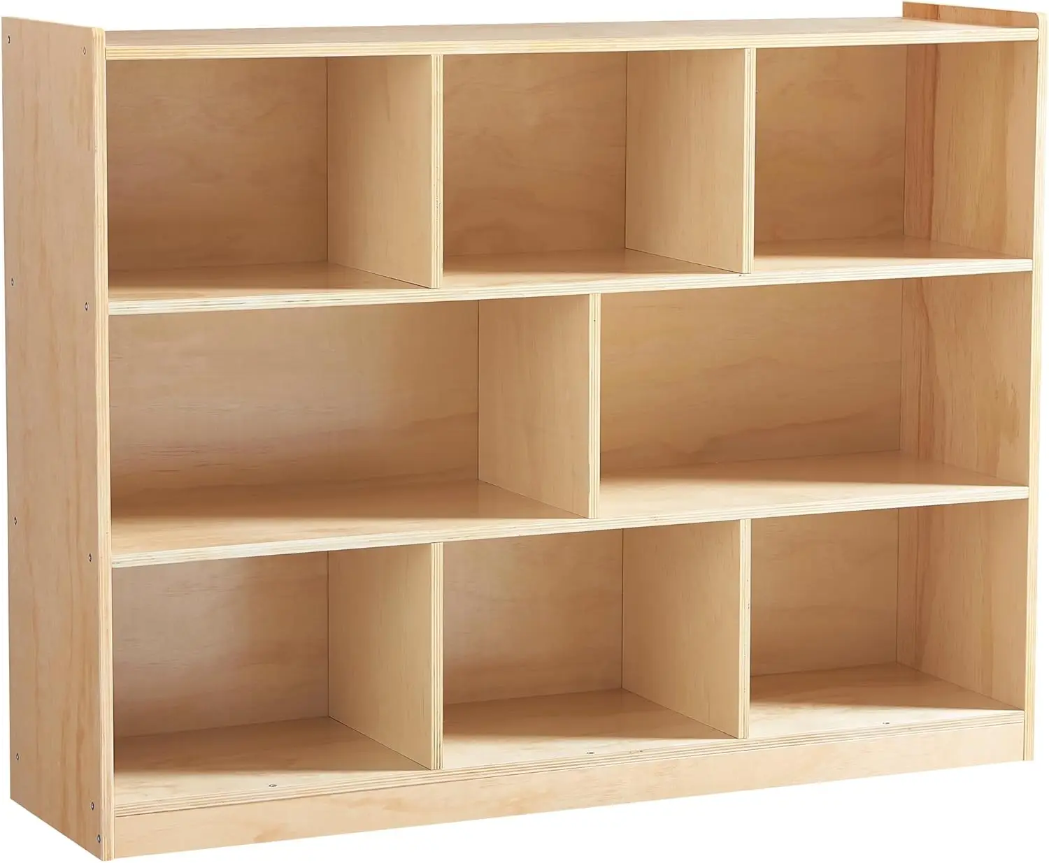 Montessori Shelf Toy - Montessori Shelf 8-Section Wooden Storage Cabinet,