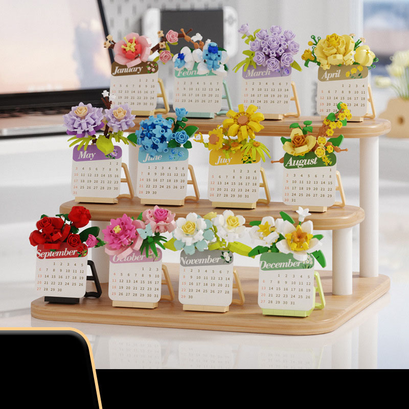 Kids Educational Game - 2026 Succulent Plant Building Blocks, 3D