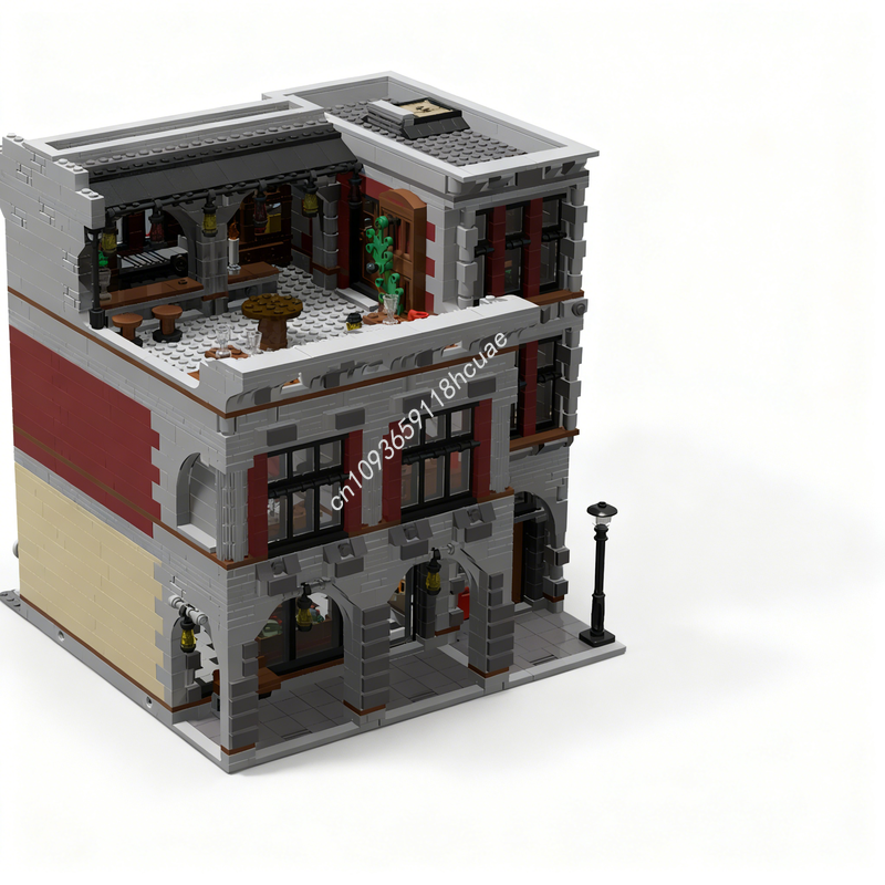Kids Education Store - 3517pcs MOC City Downtown Store Modular
