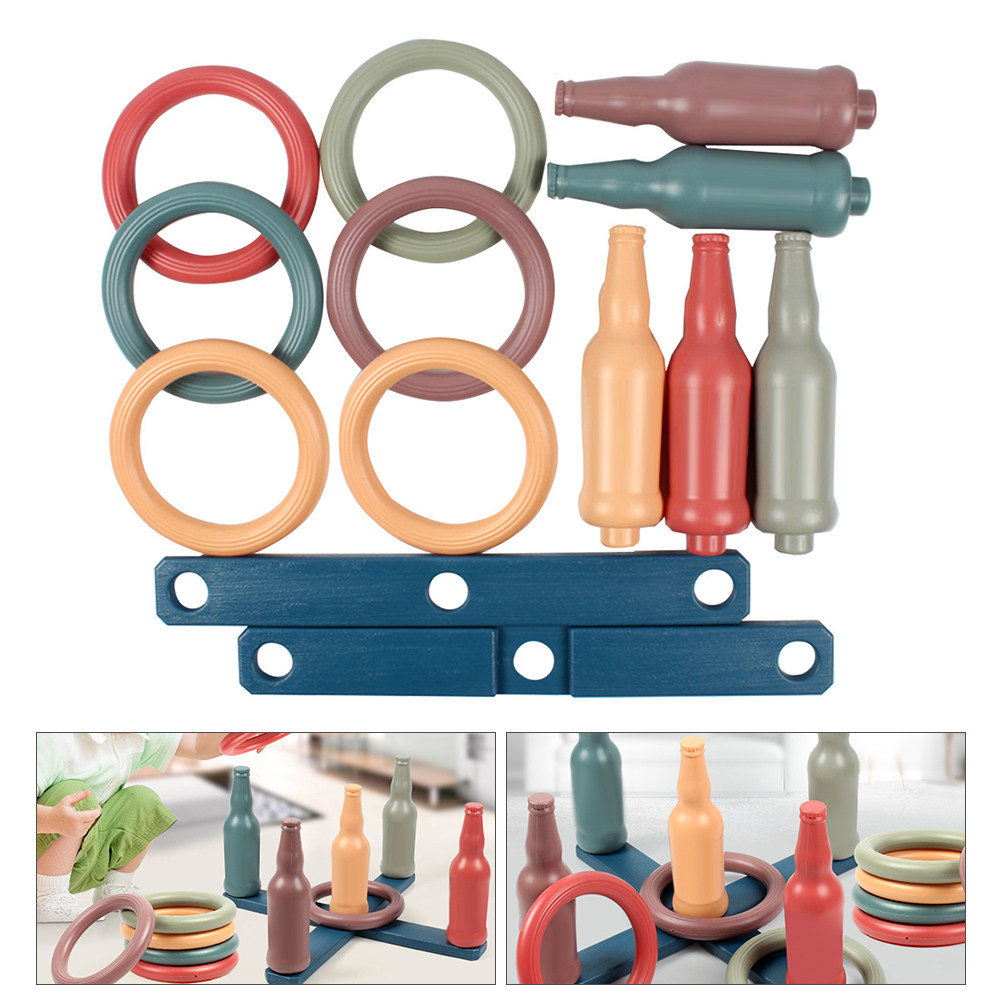 Kids Educational Game - 1Set Ring Toss Interactive Game Educational