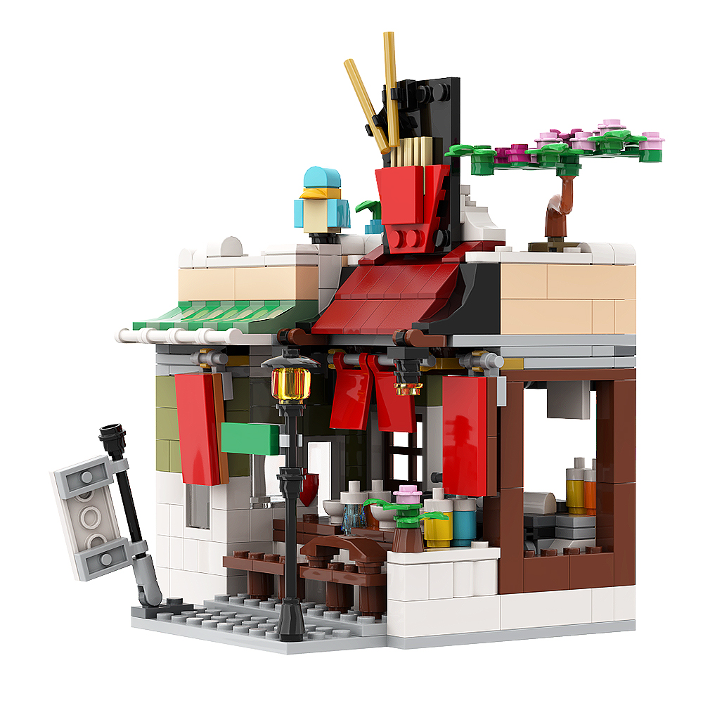 Kids Education Store - Gobricks MOC City Street View Noodle