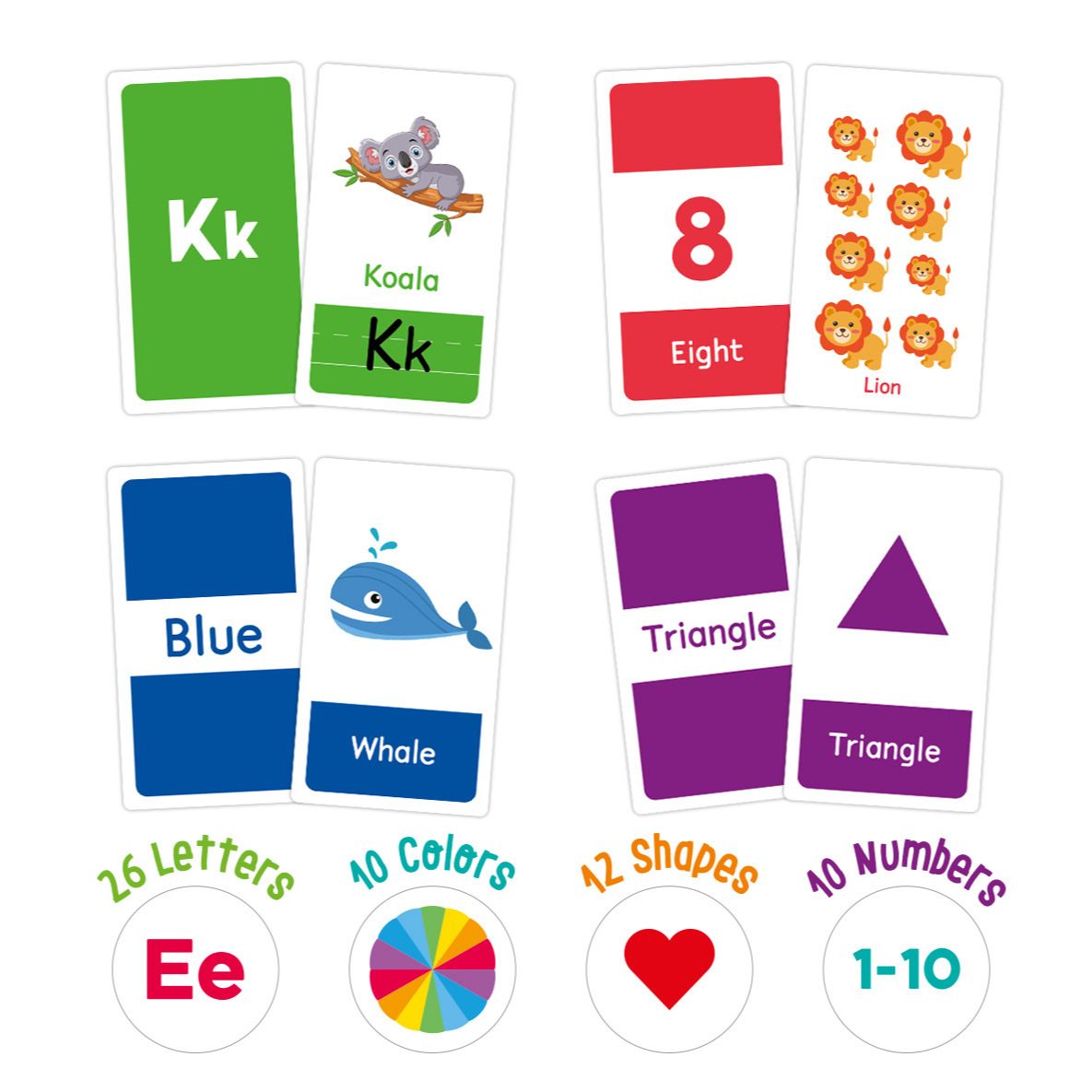 58 Pcs ABC Alphabet Flashcards – обзор и цена Kids Educational Game