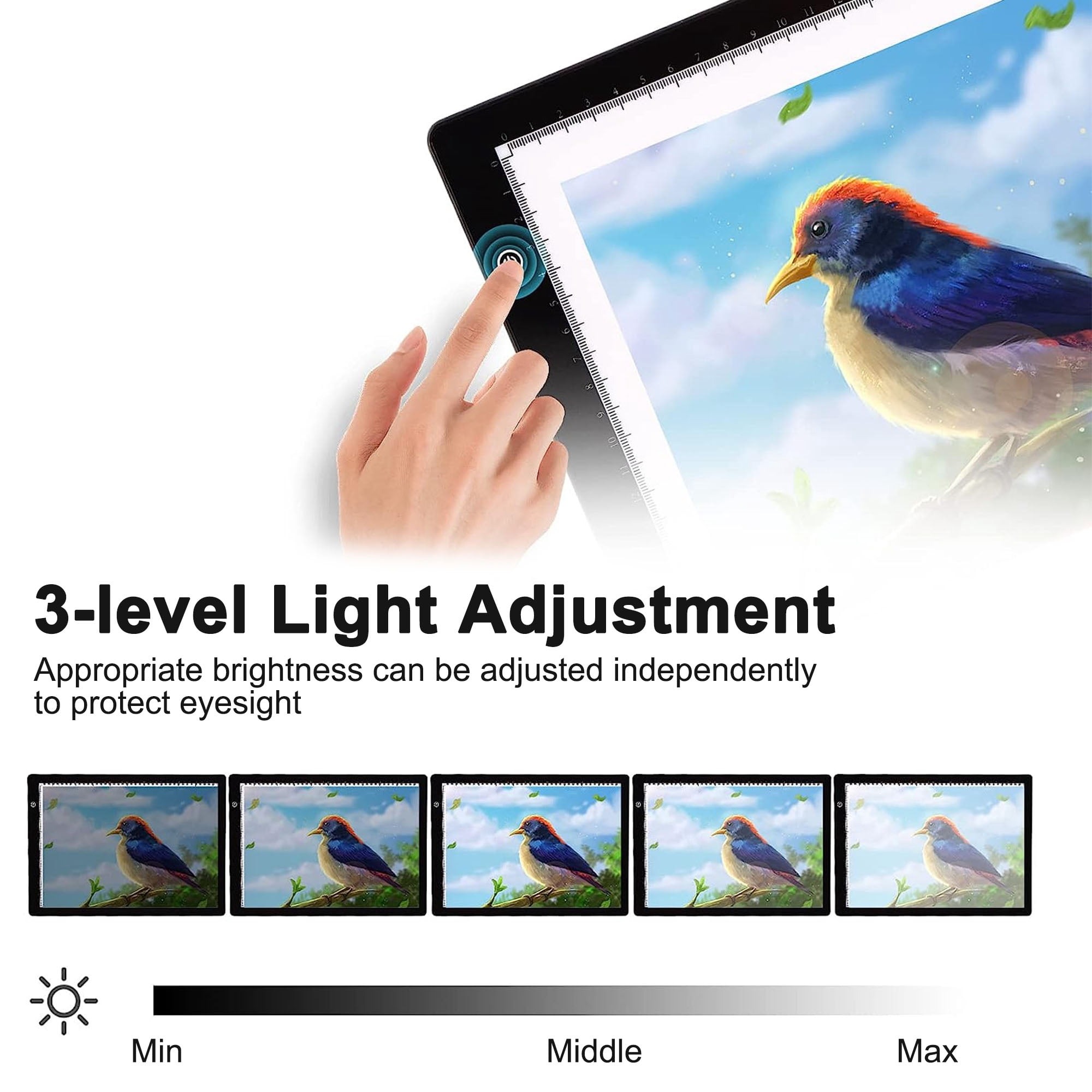 Led Drawing Copy Pad 3 Level D – обзор и цена Kids Education Tablets