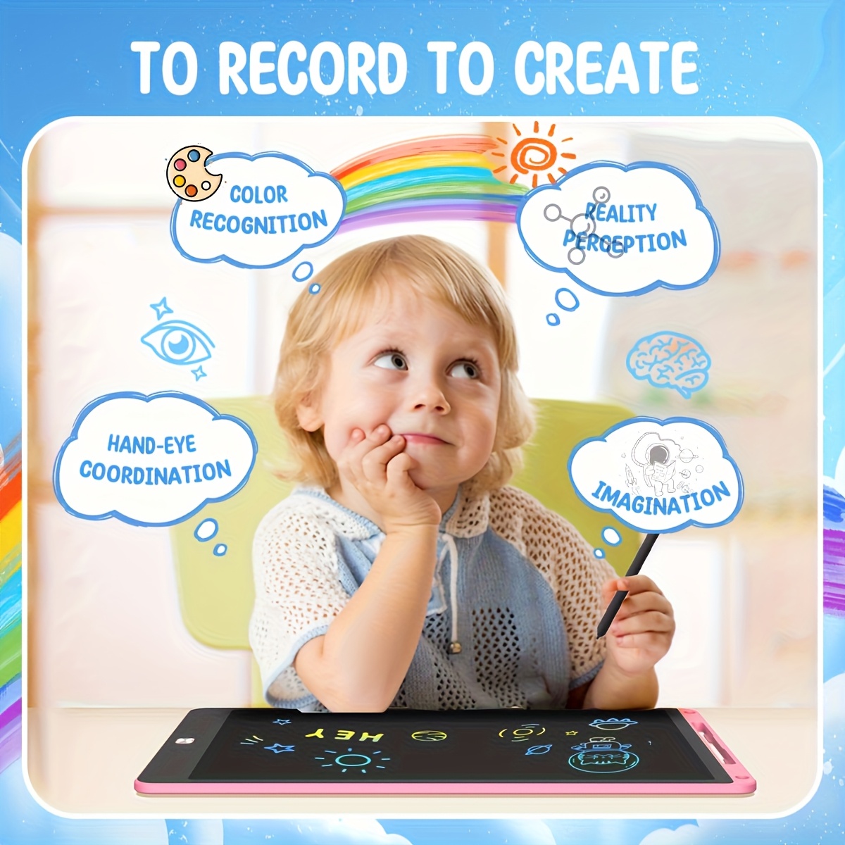 30pcs of 8.5 Inch LCD Drawing  – обзор и цена Kids Education Tablets