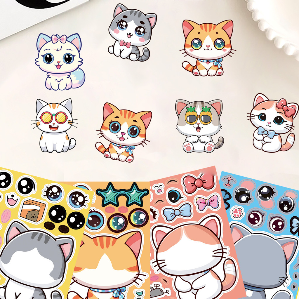 8Sheets Cat Face Changing Stic – обзор и цена Kids Education Store