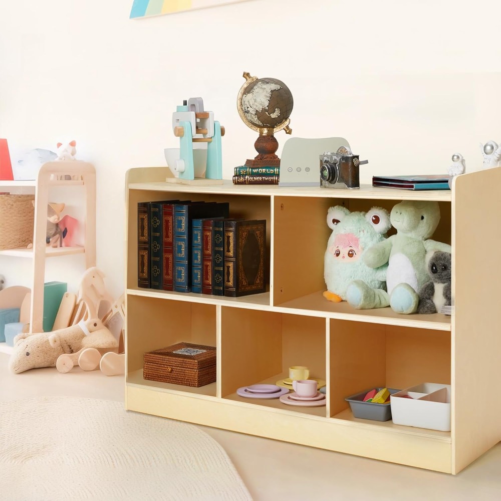 Montessori Wooden Toy Storage  – обзор и цена Montessori Shelf Toy
