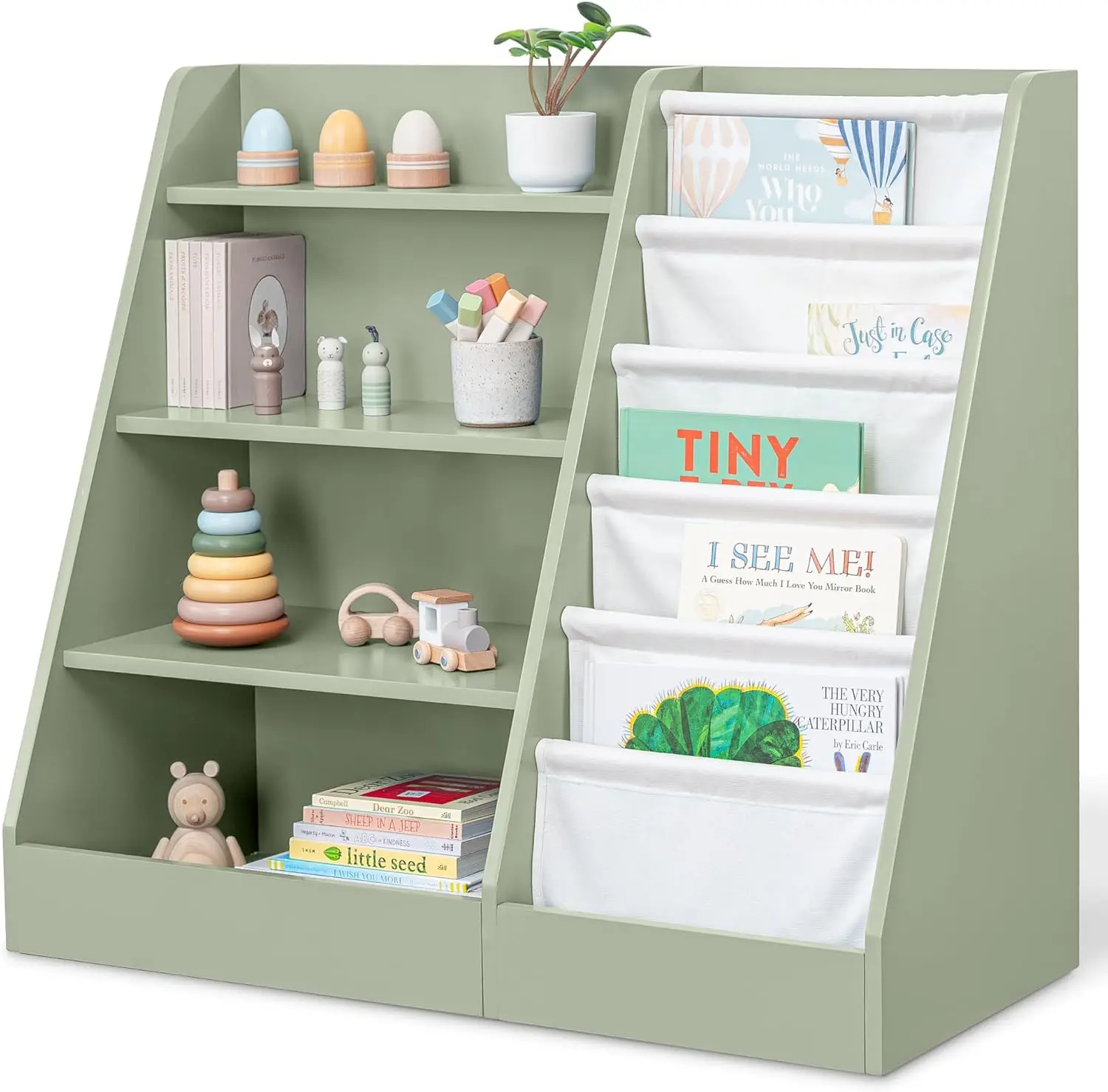 Kids Bookshelf 35.2 x 15.7 x 3 – обзор и цена Montessori Shelf Toy