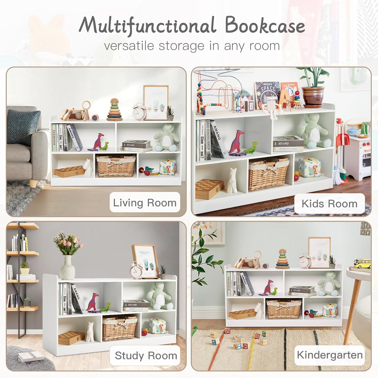 Wooden Toy Storage Organizer M – обзор и цена Montessori Shelf Toy