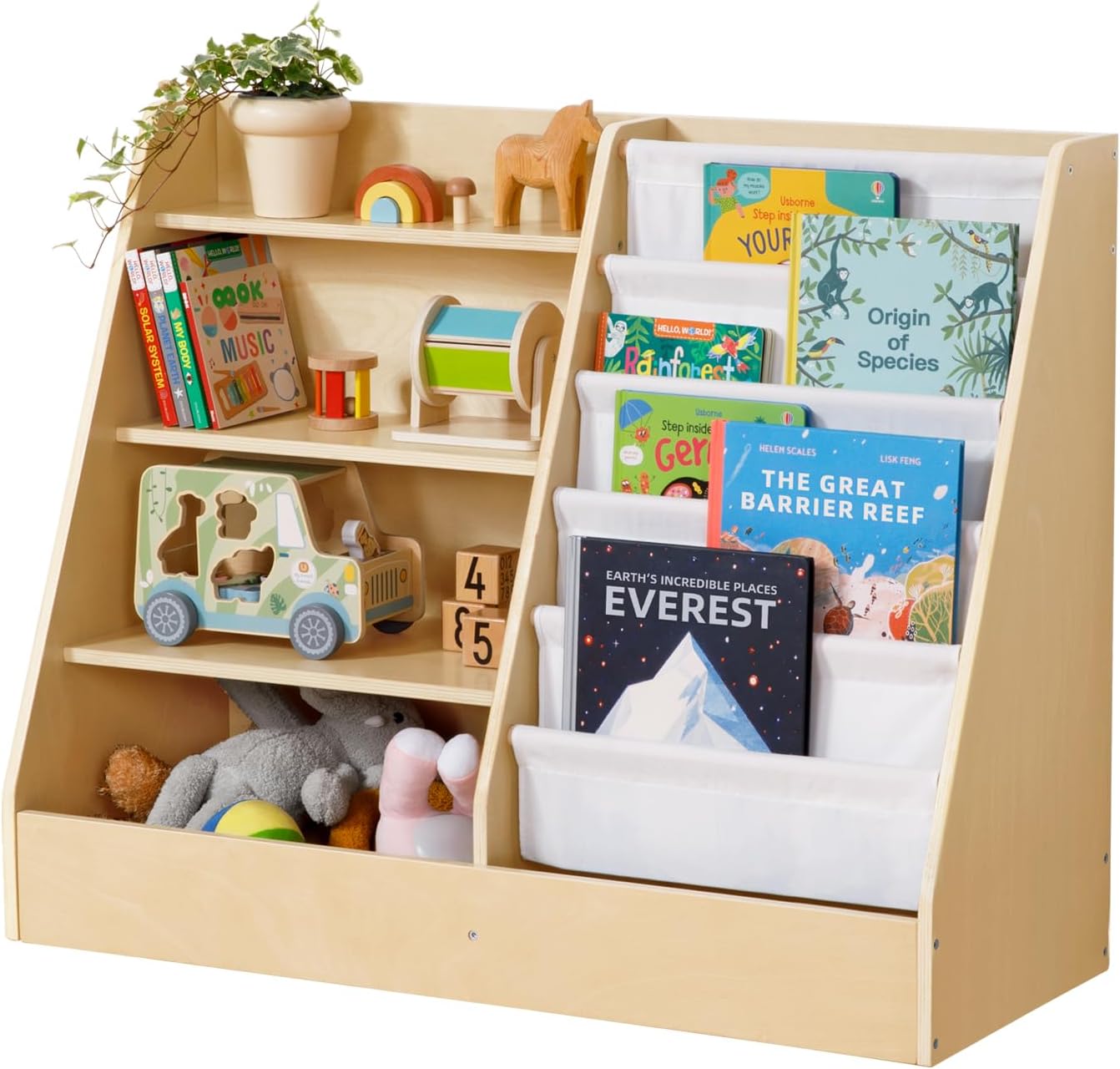 Montessori Bookshelf and Toy O – обзор и цена Montessori Shelf Toy