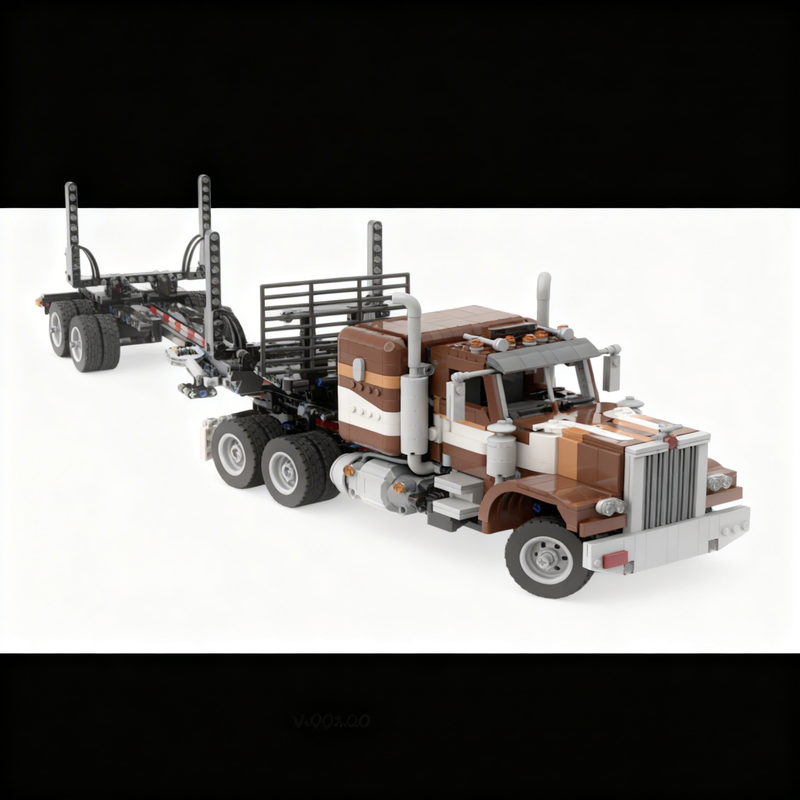 2006pcs MOC Peterbilt 359 Logg – обзор и цена Kids Education Login