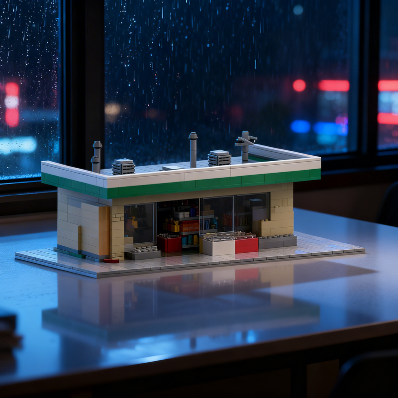 2068pcs MOC Convenience Store  – обзор и цена Kids Education Store