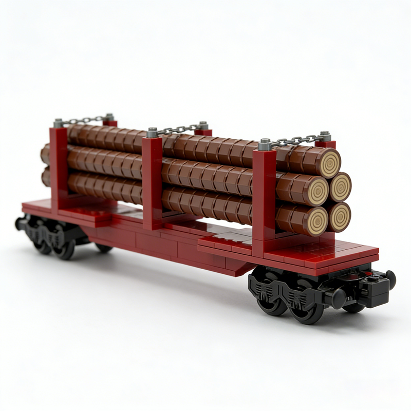 224pcs MOC Skeleton Log Train  – обзор и цена Kids Education Login