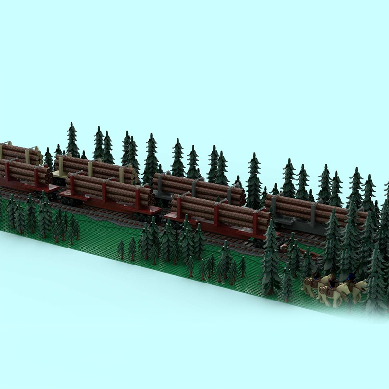224pcs MOC Skeleton Log Train  – обзор и цена Kids Education Login