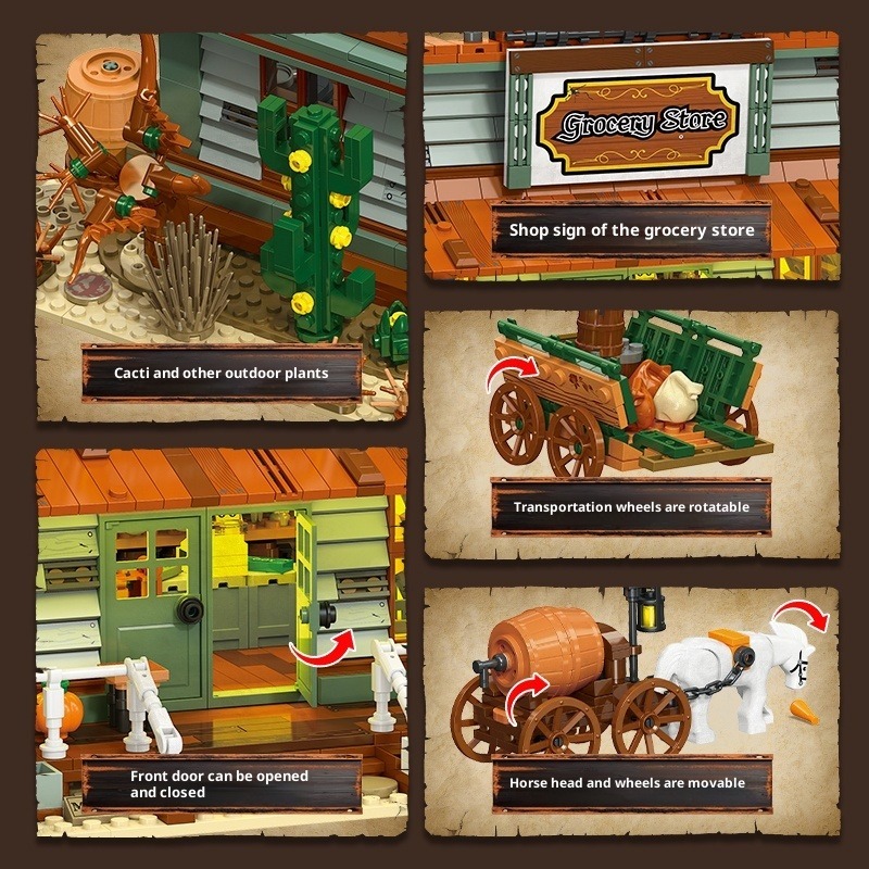 Western Cowboy Grocery Store B – обзор и цена Kids Education Store