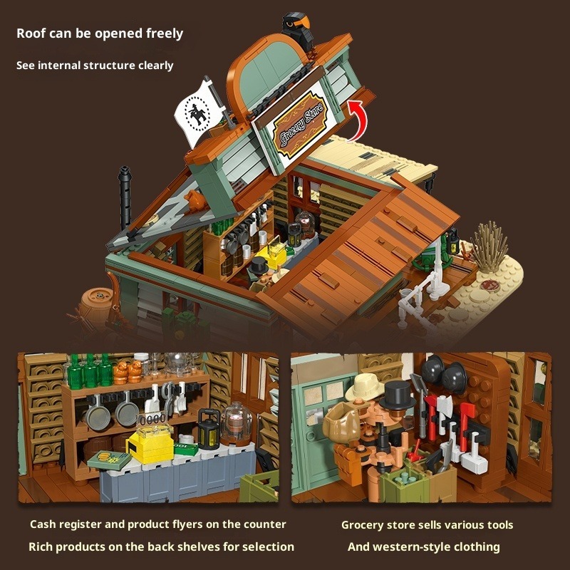 Western Cowboy Grocery Store B – обзор и цена Kids Education Store