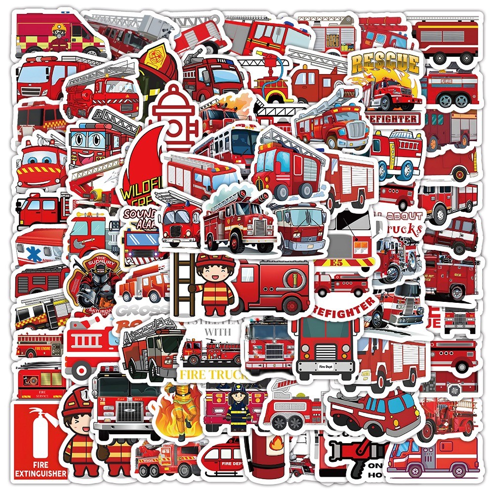 103Pcs Fire Truck Cartoon Stic – обзор и цена Kids Education Store