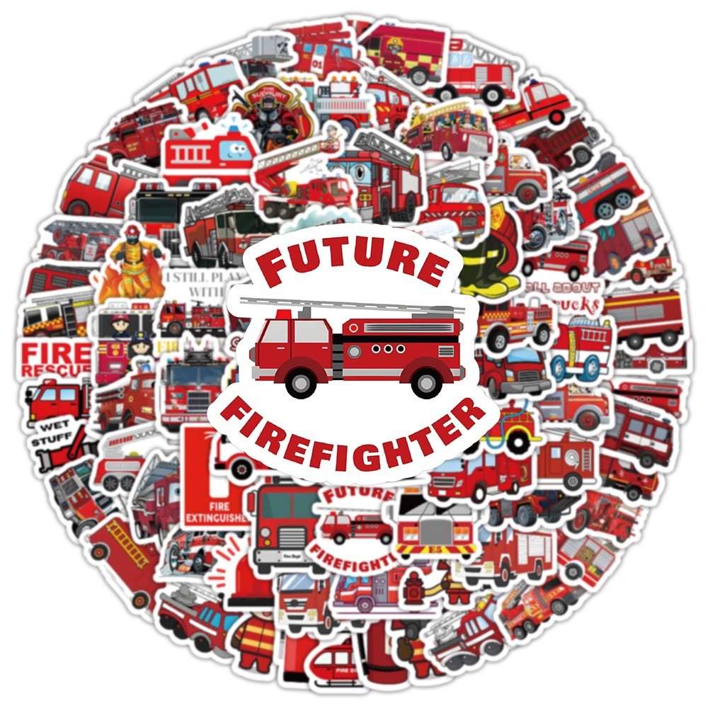 103Pcs Fire Truck Cartoon Stic – обзор и цена Kids Education Store