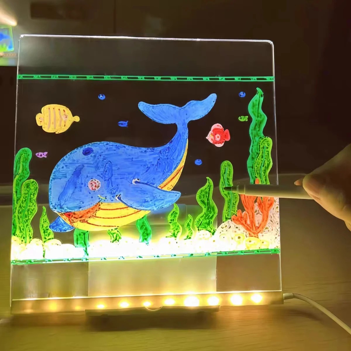 Magic Glow Kids Drawing Board: – обзор и цена Kids Education Tablets