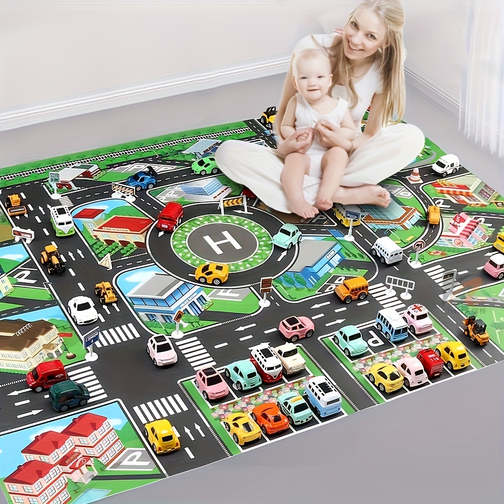 1pc, City Traffic Play Mat, La – обзор и цена Kids No Education