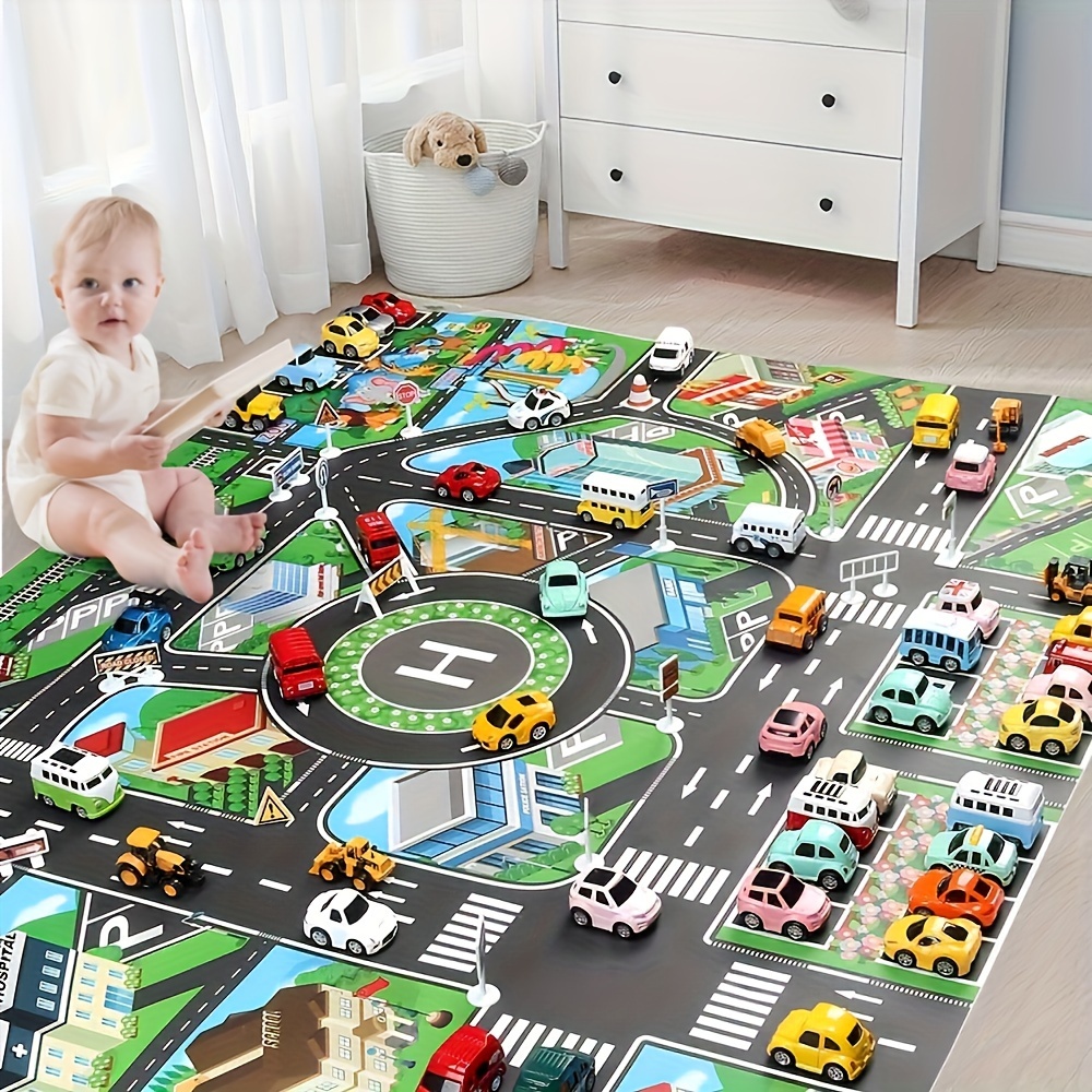 1pc, City Traffic Play Mat, La – обзор и цена Kids No Education