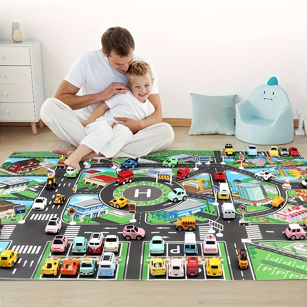 1pc, City Traffic Play Mat, La – обзор и цена Kids No Education