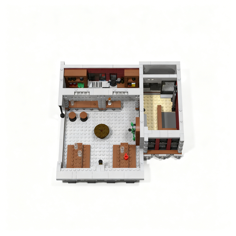 3517pcs MOC City Downtown Stor – обзор и цена Kids Education Store