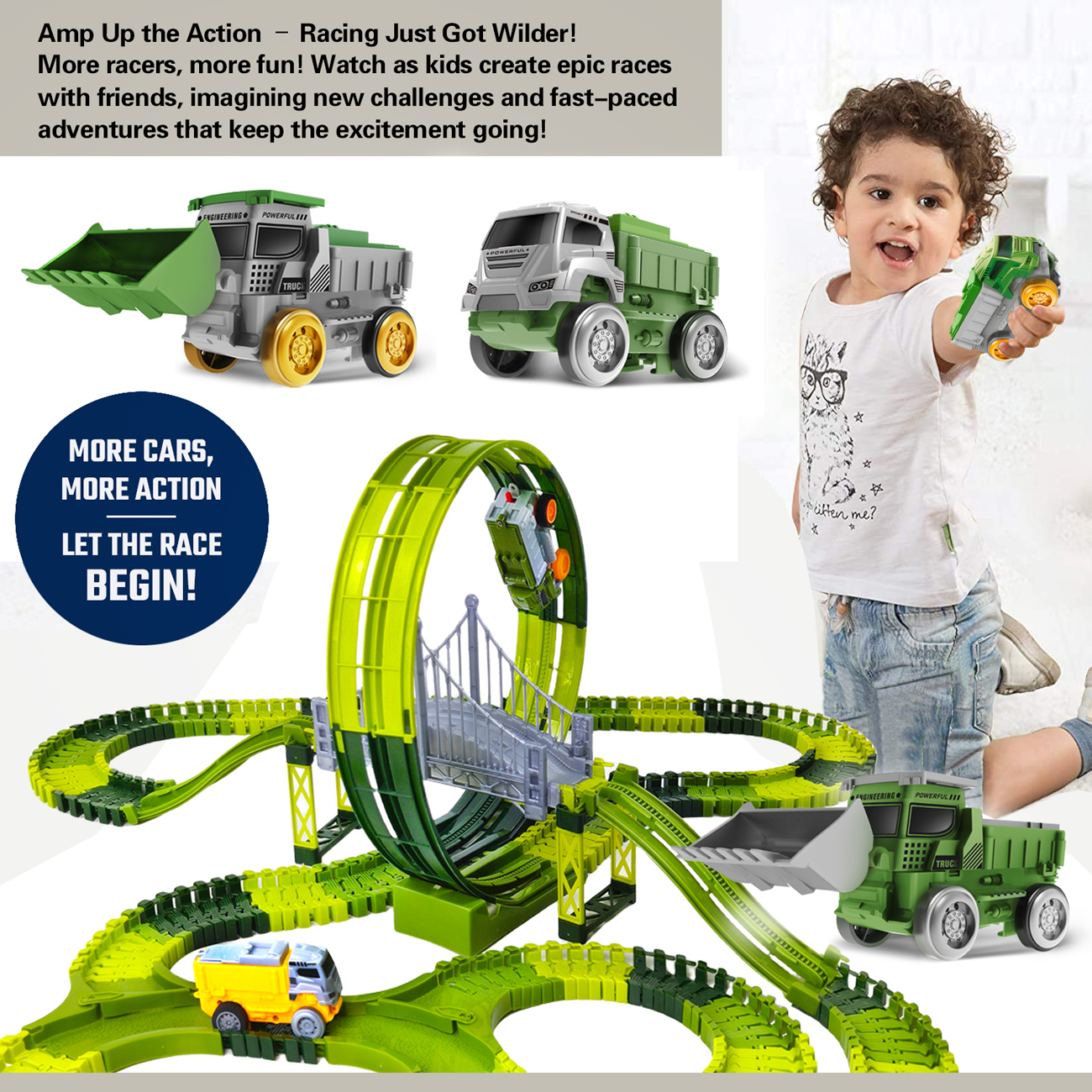 Dinosaur toy race track featur – обзор и цена Kids No Education