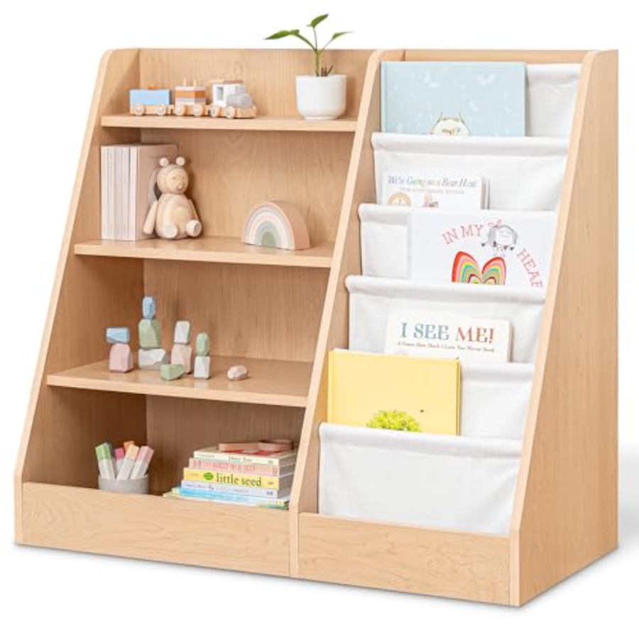 Bookshelf 35.2 x 15.7 x 31.5 I – обзор и цена Montessori Shelf Toy