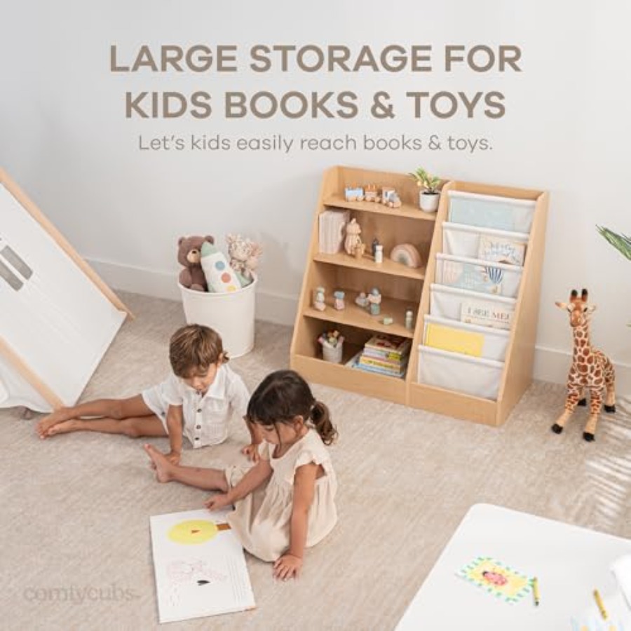 Bookshelf 35.2 x 15.7 x 31.5 I – обзор и цена Montessori Shelf Toy