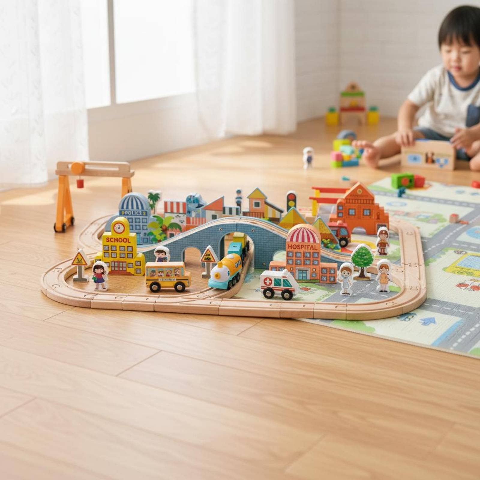 Wooden Train Set Educational W – обзор и цена Kids No Education