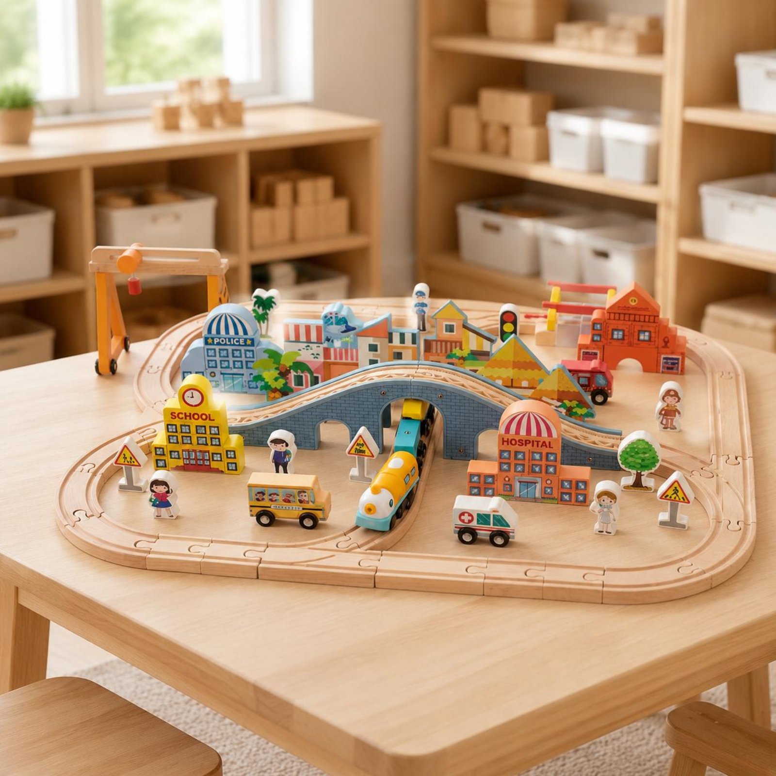 Wooden Train Set Educational W – обзор и цена Kids No Education