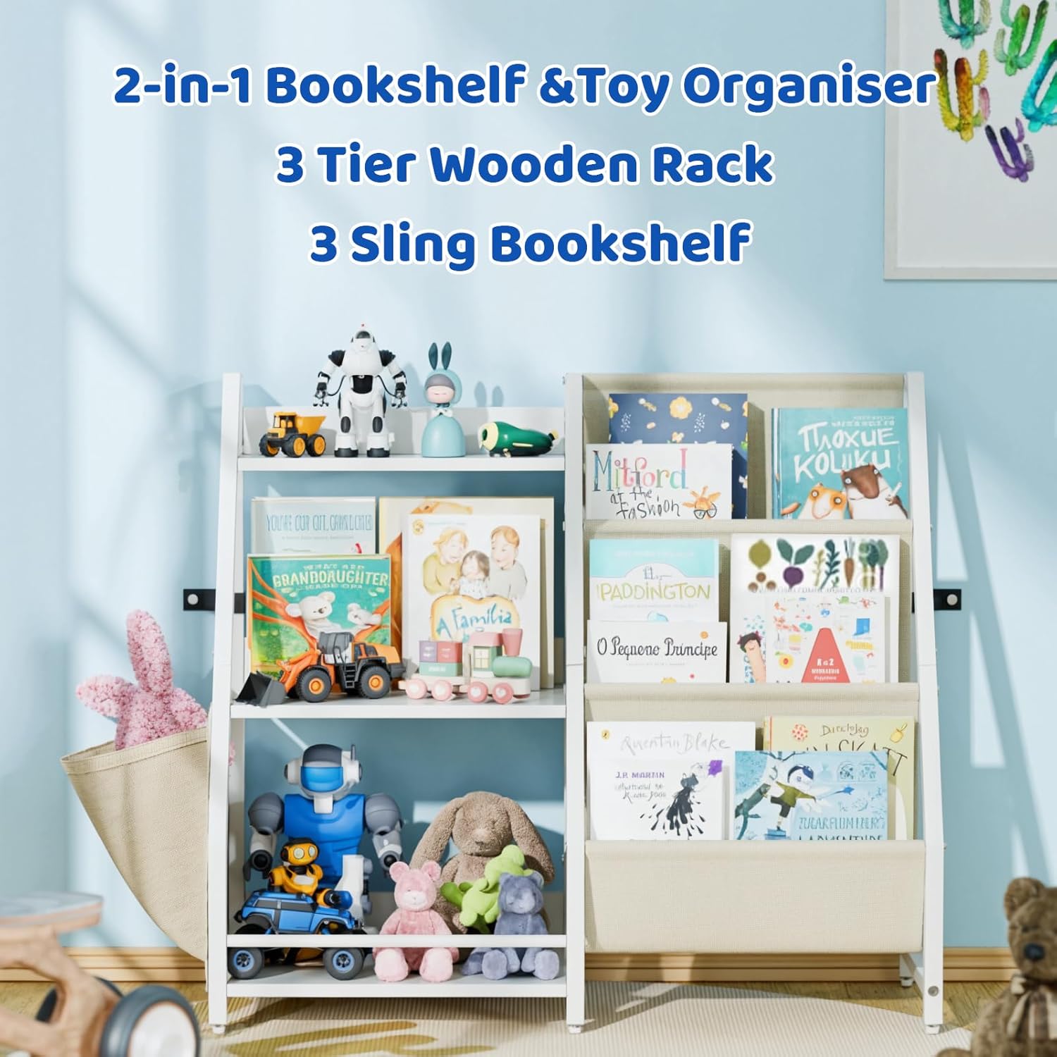 Kids Bookshelf and Toy Organiz – обзор и цена Montessori Shelf Toy