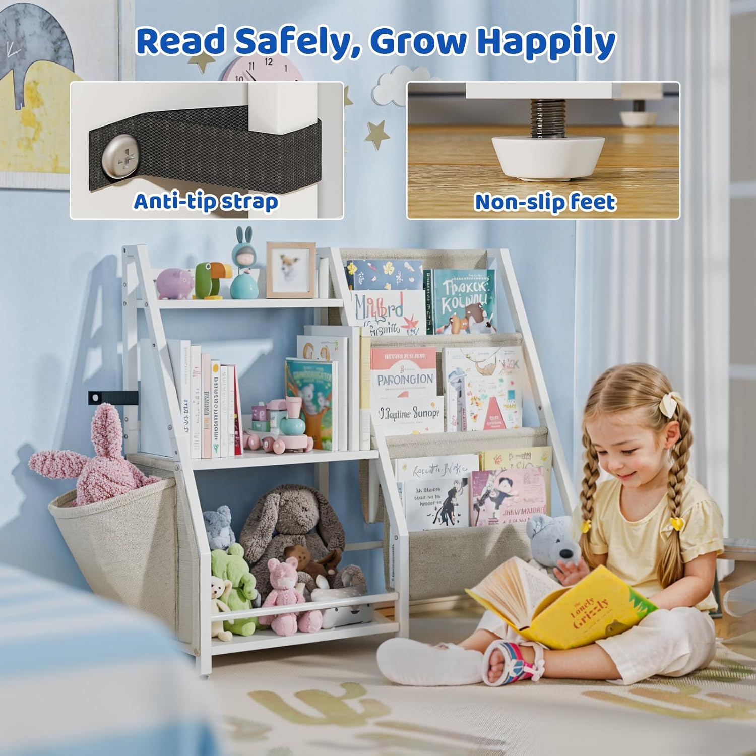 Kids Bookshelf and Toy Organiz – обзор и цена Montessori Shelf Toy