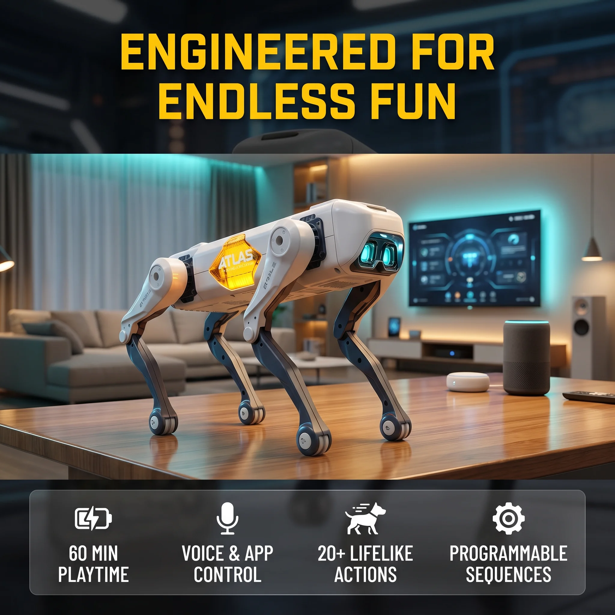 AI Smart Robot Dog, Voice & AP – обзор и цена Kids Educational Game