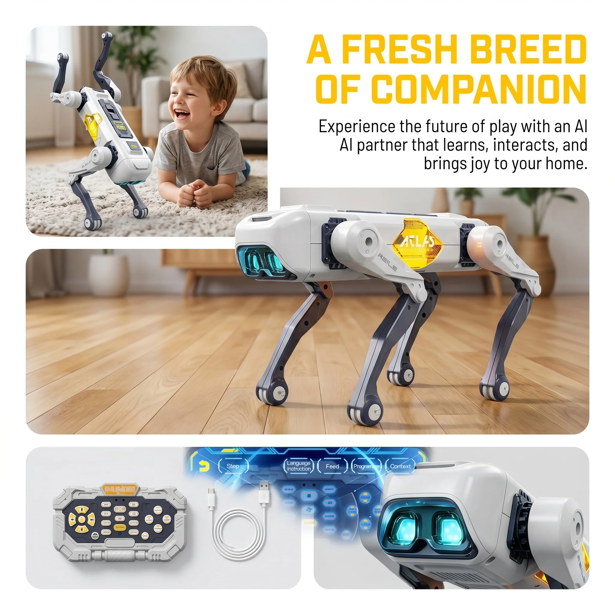 AI Smart Robot Dog, Voice & AP – обзор и цена Kids Educational Game