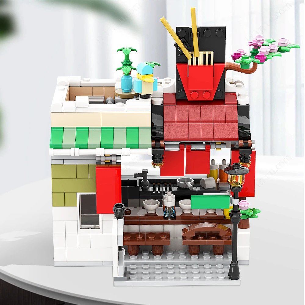 Gobricks MOC City Street View  – обзор и цена Kids Education Store