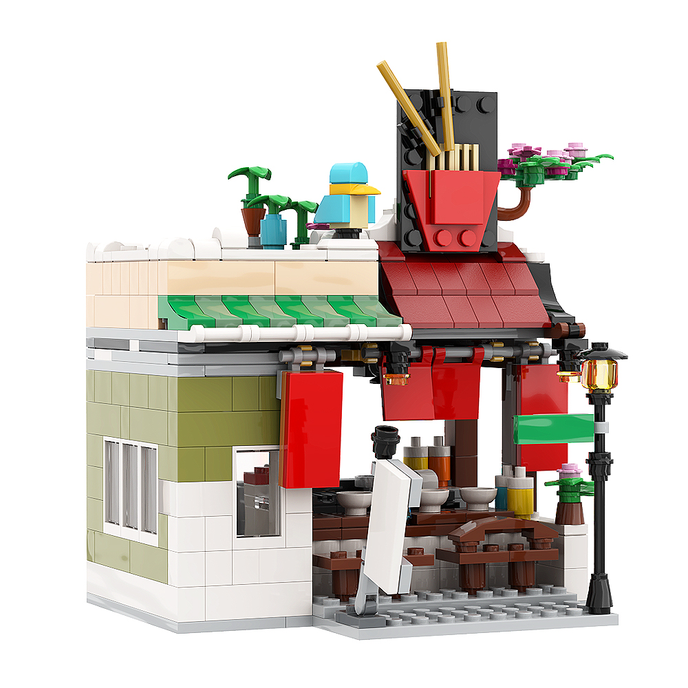 Gobricks MOC City Street View  – обзор и цена Kids Education Store