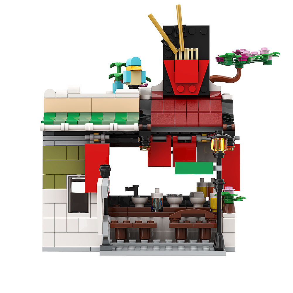 Gobricks MOC City Street View  – обзор и цена Kids Education Store