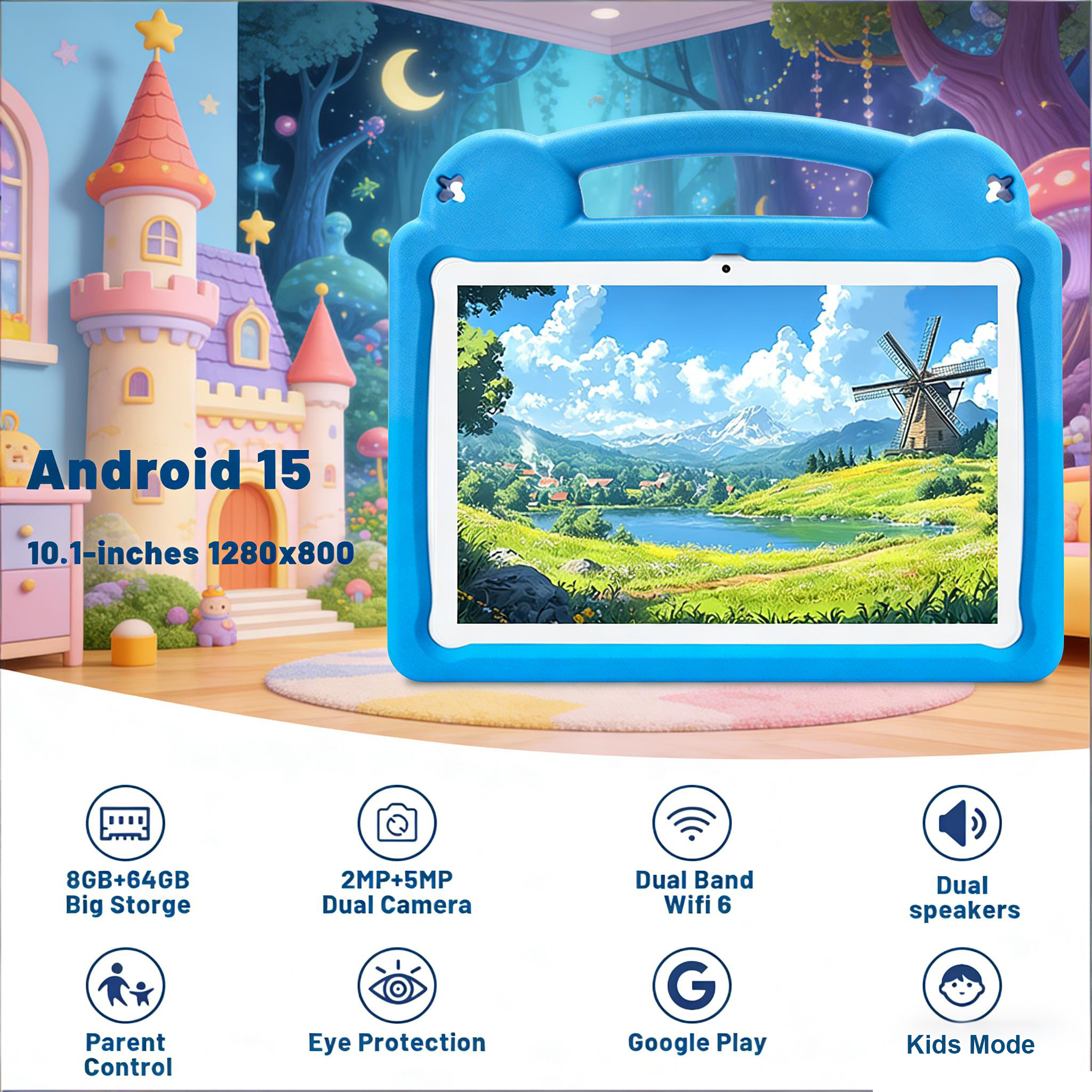 ANRY R16Pro Kids Tablet 10 Inc – обзор и цена Kids Education Tablets