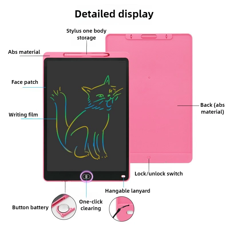 16/20inch LCD Drawing Board Wr – обзор и цена Kids Education Tablets