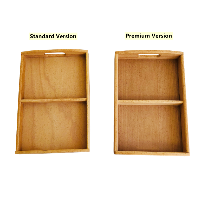 Wood Montessori Tray With Comp – обзор и цена Kids Education Jobs