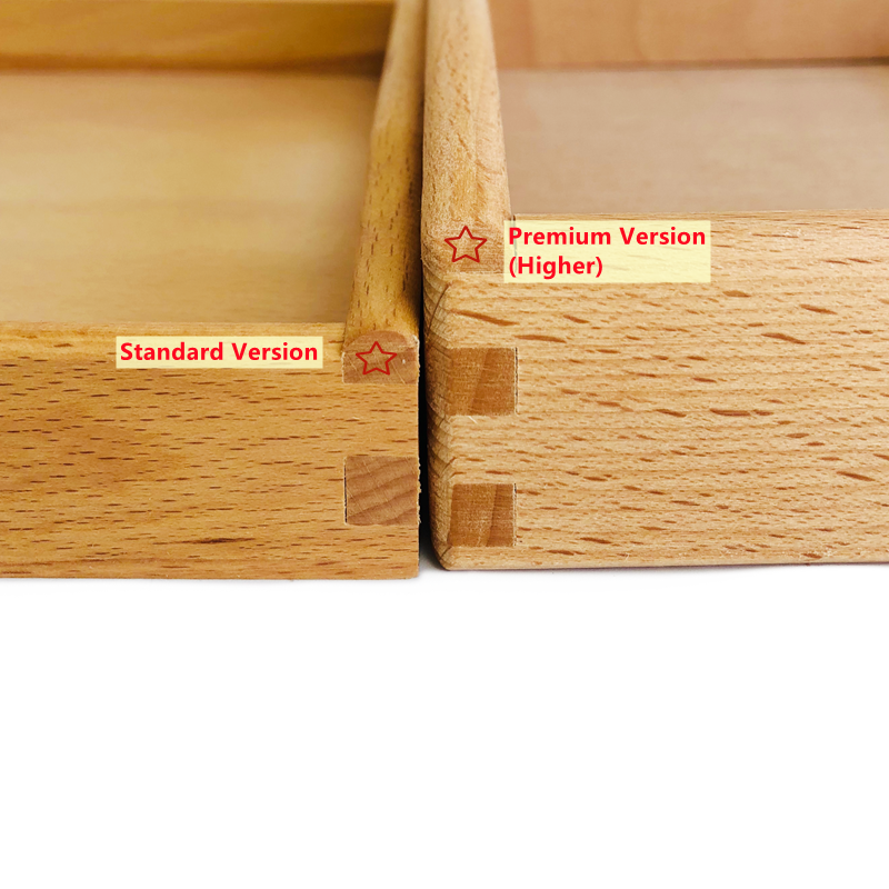 Wood Montessori Tray With Comp – обзор и цена Kids Education Jobs